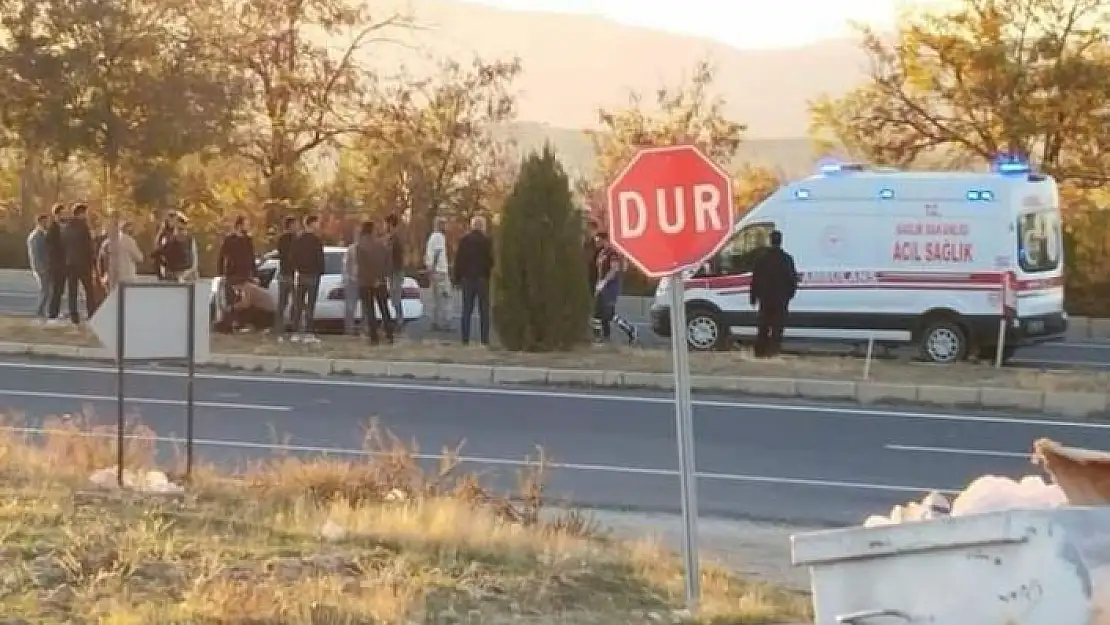 'Elazığ´da trafik kazası: 1 yaralı'