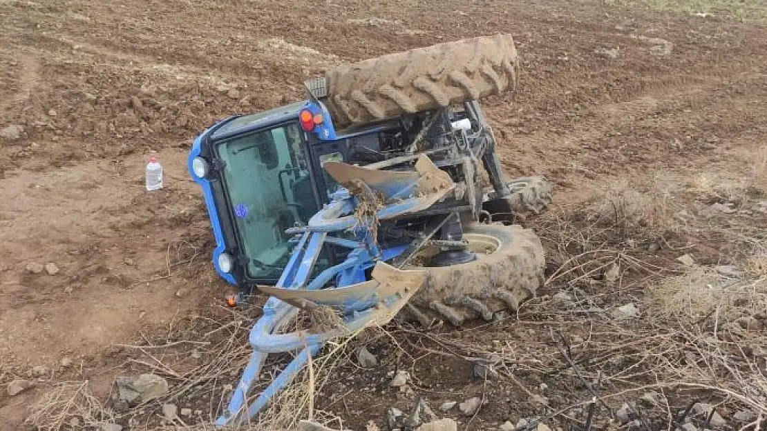 'Elazığ´da traktör devrildi: 1 yaralı'