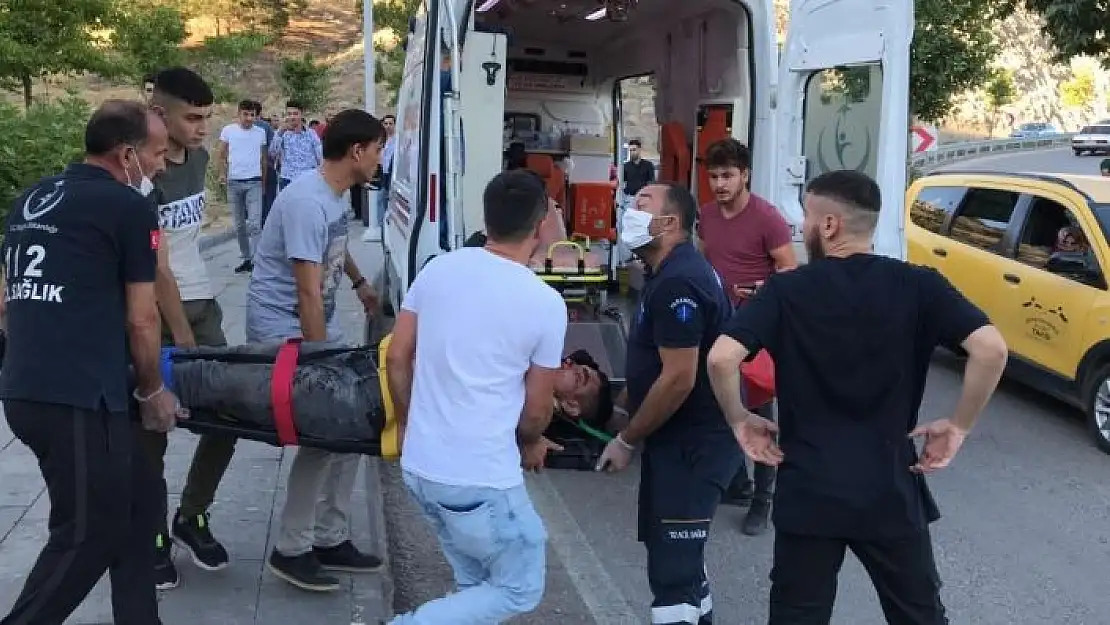 'Elazığ´da uçurumdan düşen genç yaralandı'