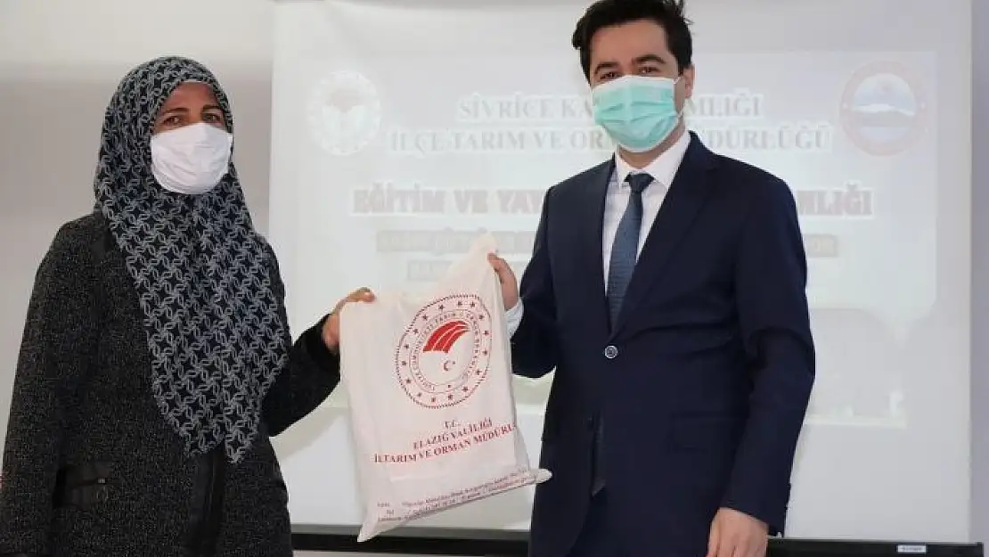 'Elazığ´da üreticilere bamya tohumu dağıtıldı'