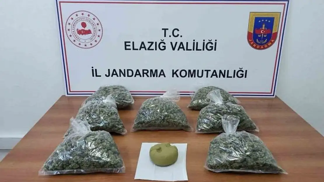 'Elazığ´da uyuşturucu madde taşıyan 4 kişi tutuklandı'