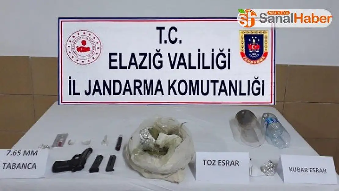 Elazığ'da uyuşturucu operasyonu:1 şüpheli yakalandı