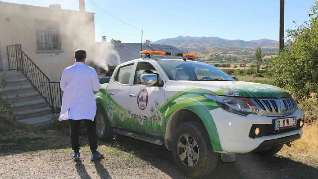 'Elazığ İl Özel İdaresinden haşere ve larva ile mücadele'