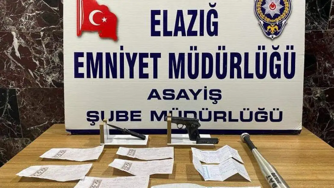 'Elazığ polisi suçlulara göz açtırmıyor: 3 tutuklama'