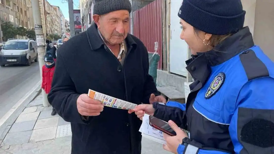 'Elazığ polisinden deprem bilinçlendirme çalışması'