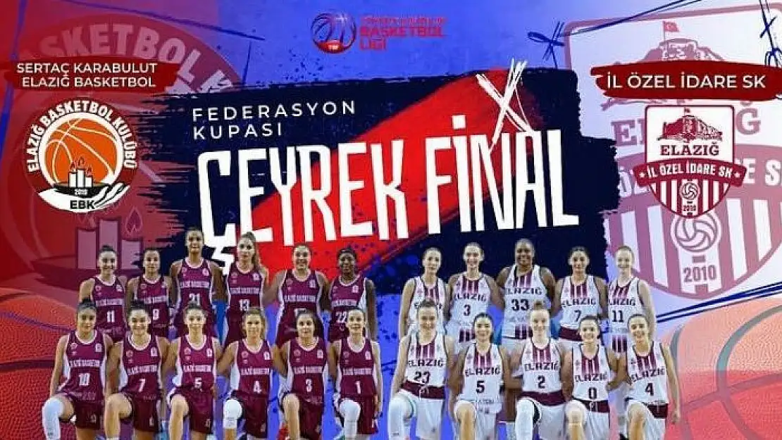 'Elazığ takımları çeyrek finalde'