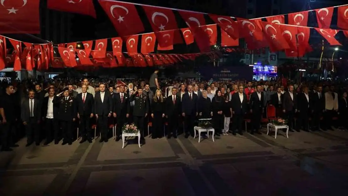 'Elazığda 15 Temmuz etkinliklerle anıldı'