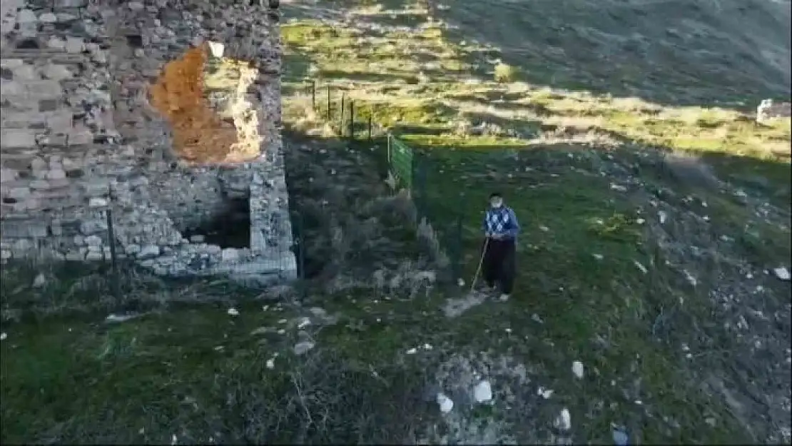 'Elazığda ilk defa dron gören vatandaşın tavırları tebessüm ettirdi'