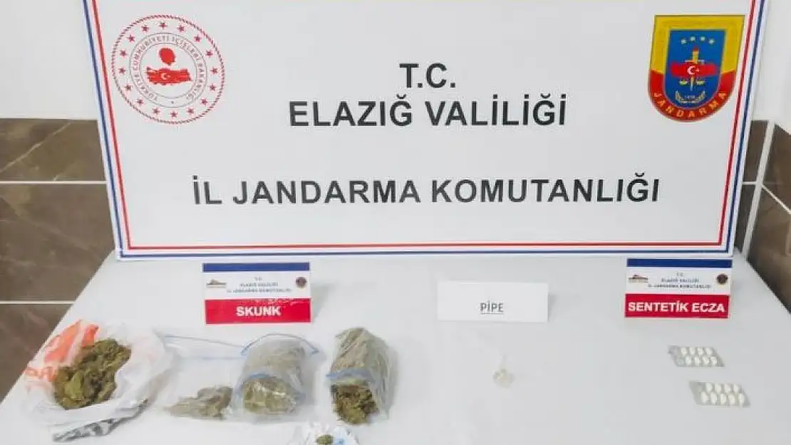 'Elazığda jandarma uyuşturucuya geçit vermiyor: 5 gözaltı'