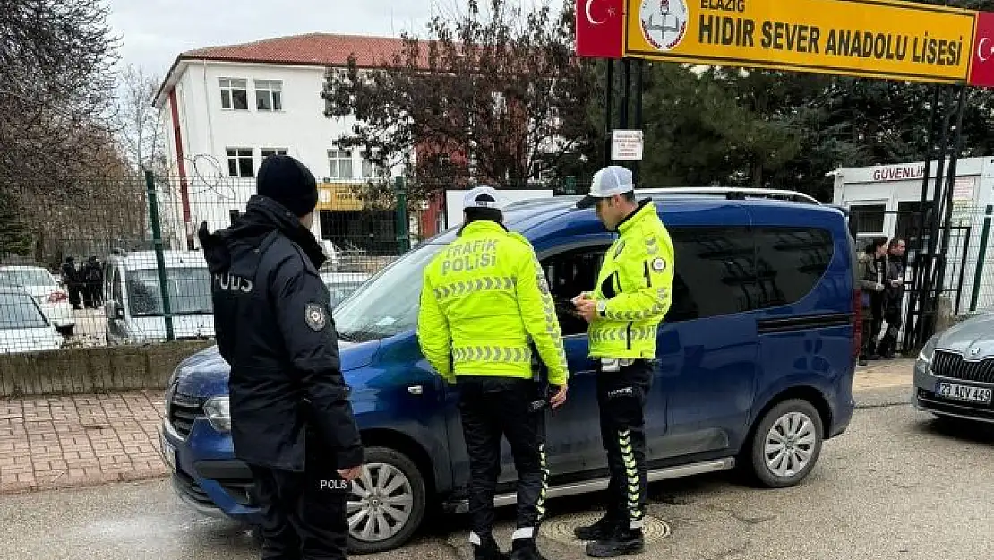 'Elazığda okul önü denetimleri sürüyor'