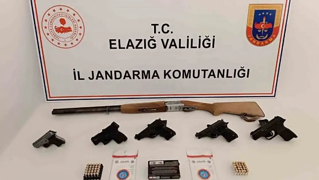 'Elazığda ruhsatsız silah operasyonu'