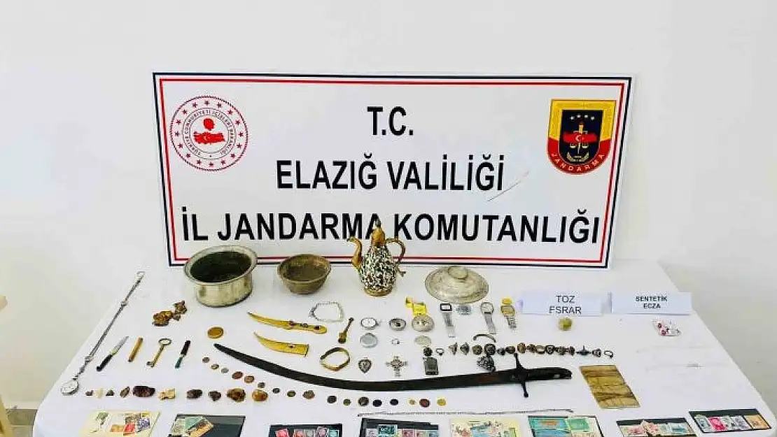 'Elazığda tarihi eser kaçakçılığı operasyonu'