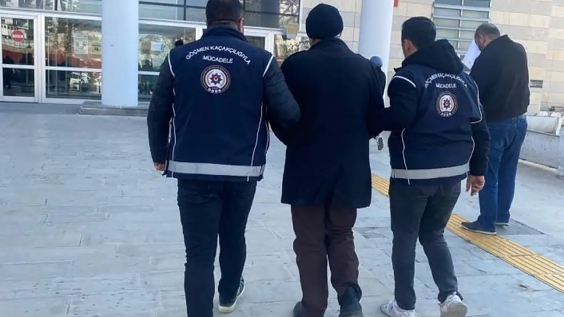 'Elazığda yakalanan göçmen kaçakçısı tutuklandı'