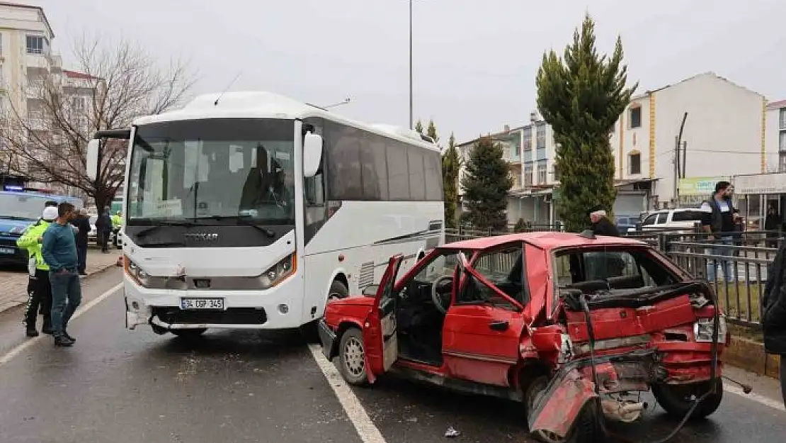 'Elazığda zincirleme trafik kazası: 2 yaralı'