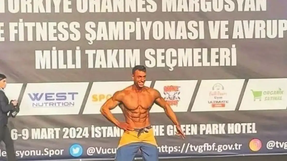 'Elazığlı sporcu Erikçi, Türkiye 3.sü oldu'