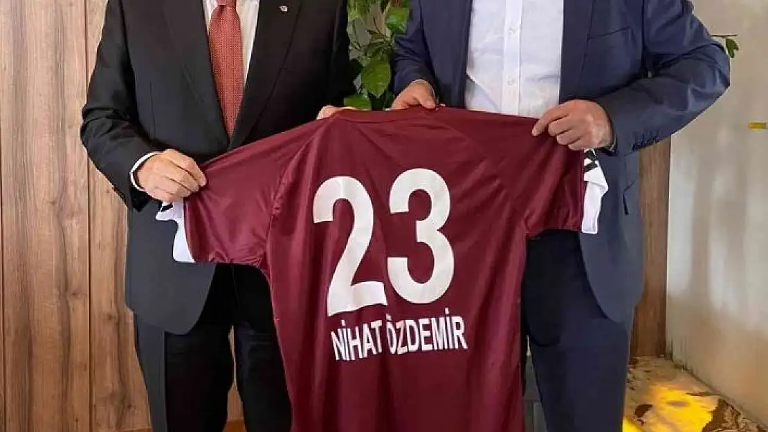 'Elazığspor Başkanı Çayır, TFF Başkanı Özdemir ile görüştü'