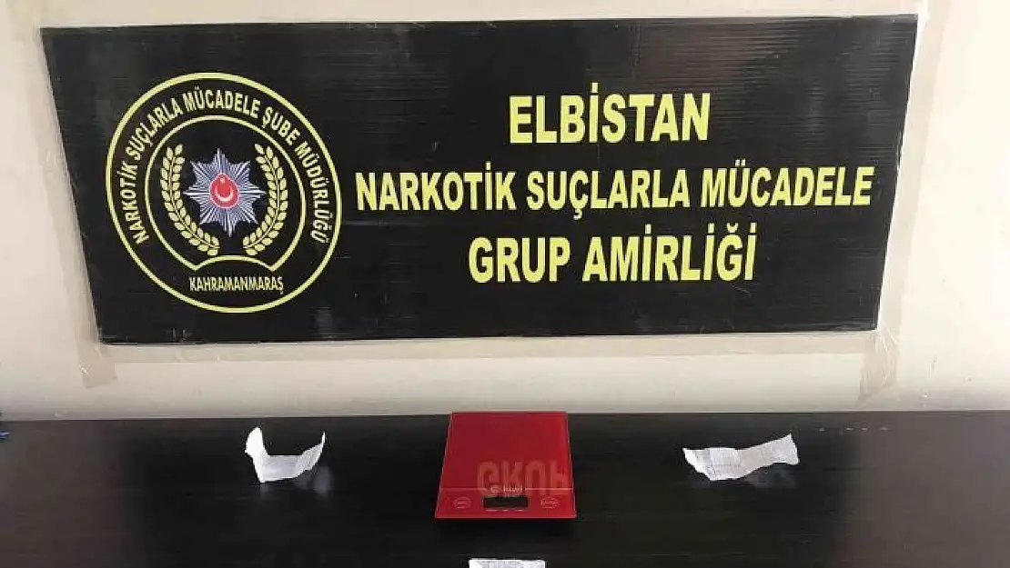 'Elbistan´daki uyuşturucu operasyonunda 1 tutuklama'