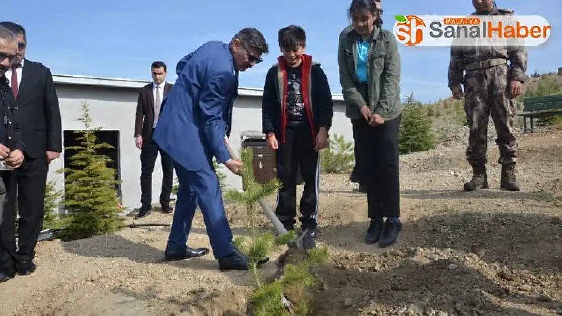 Emniyet müdürlüğünden fidan dikimi