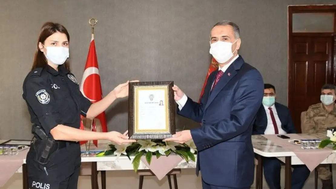 'Emniyet personeline başarı belgesi'