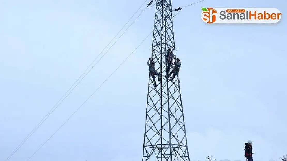 Enerji timlerinin zorlu kış mesaisi