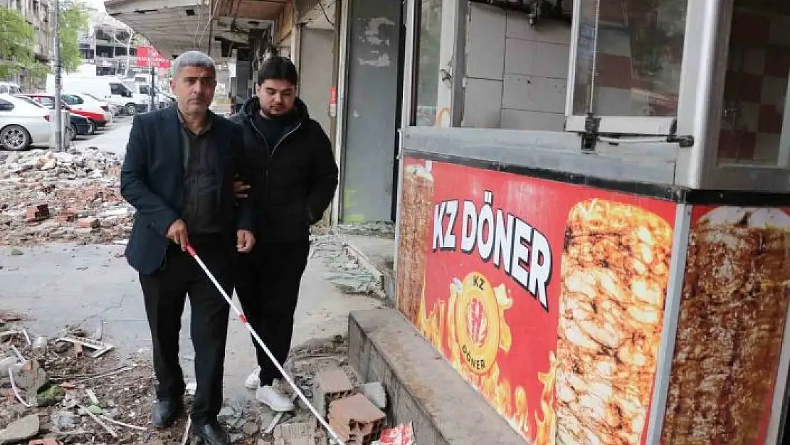 'Engelli döner ustası konteyner dükkan için yetkililerden yardım bekliyor'