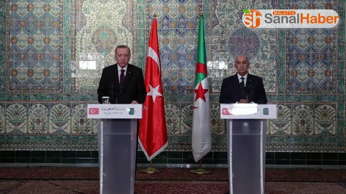Erdoğan ve Tebbun'dan ortak basın toplantısı