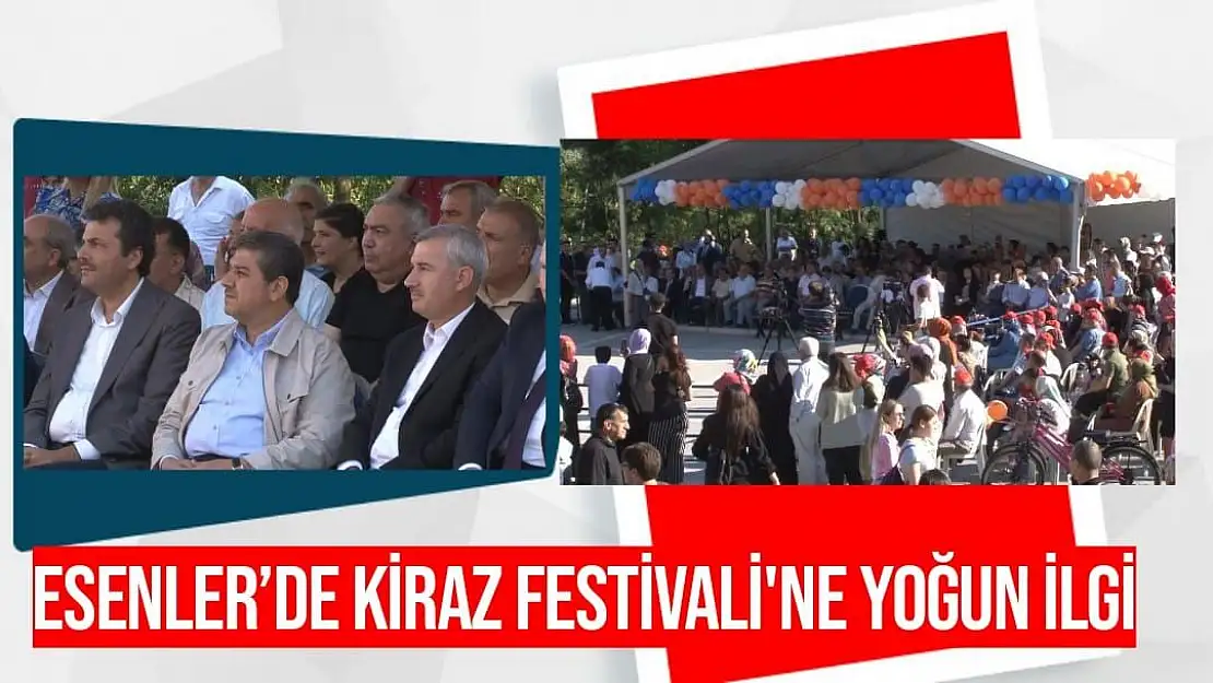 Esenler´de Kiraz Festivali'ne yoğun ilgi