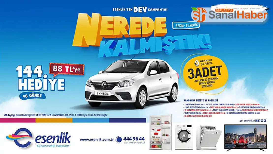 Esenlik Geleneksel Hediye Kampanyası Başladı