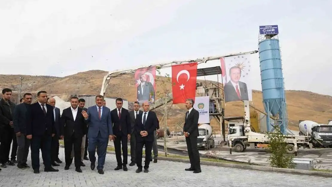 'Esenlik Şirketine ait beton santrali üretime başladı'