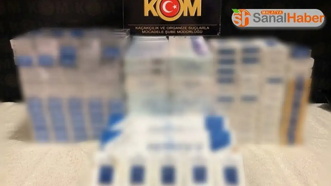 Ev aramasında kaçak sigara ele geçirildi