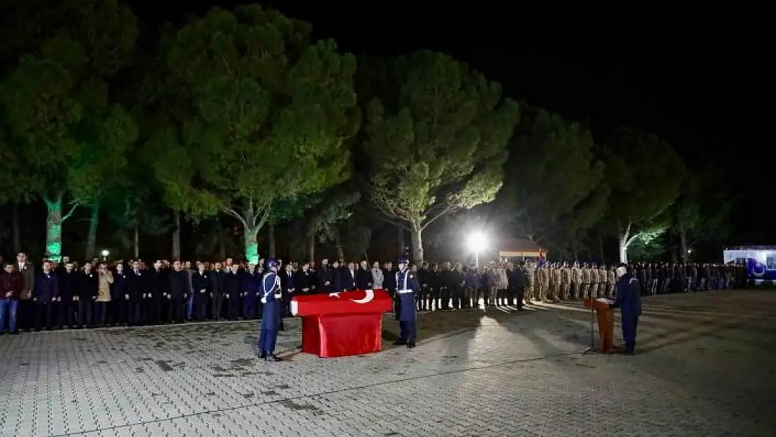 'Evinde ölü bulunan Kaymakam Coşkun için tören düzenlendi'