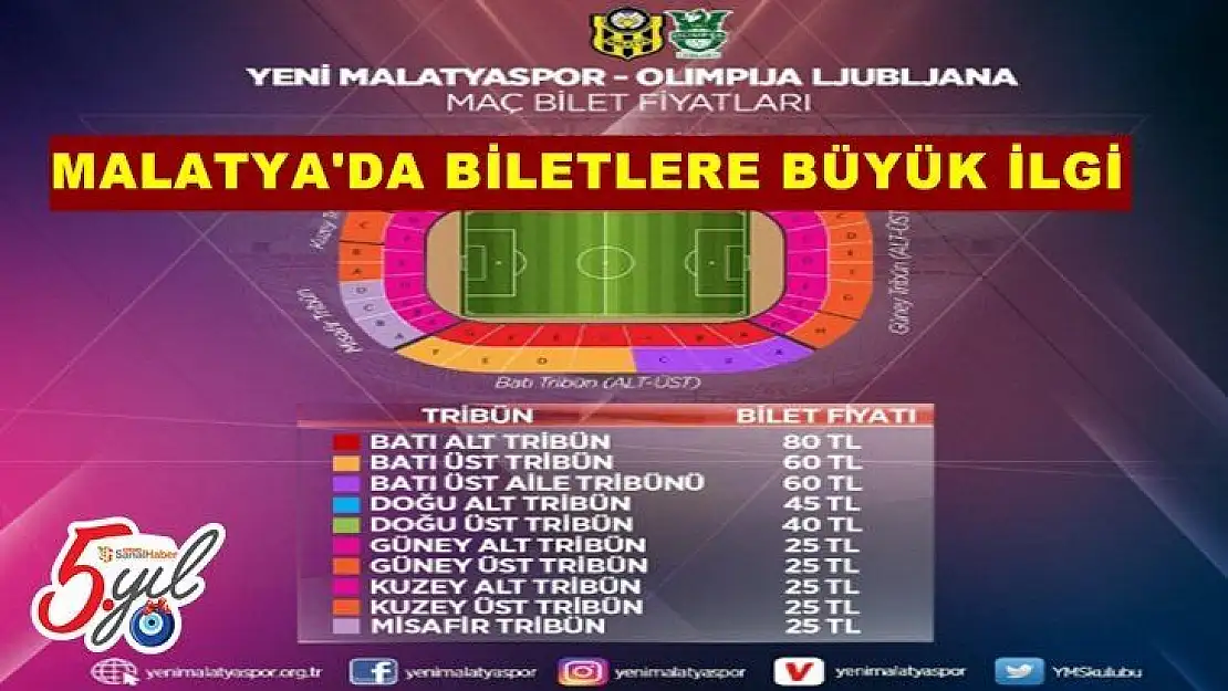 Malatya'da Biletlere Büyük İlgi