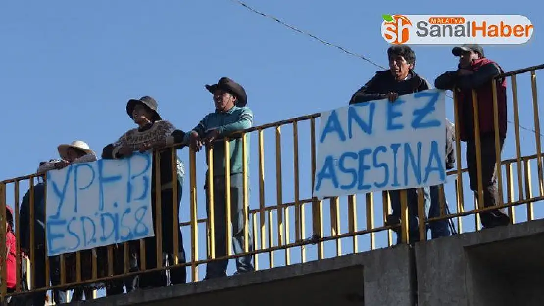 Eylemcilerden geçici devlet başkanı Anez'e 48 saat süre
