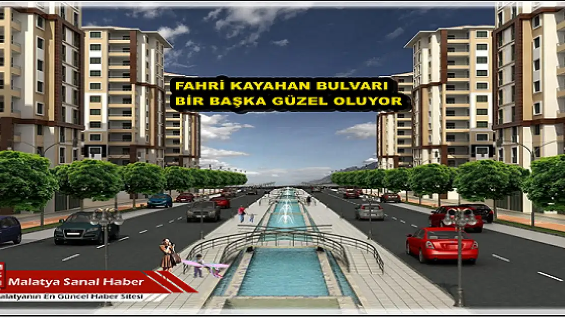  FAHRİ KAYAHAN BULVARI´NDA, DÜZENLEME ÇALIŞMALARI BAŞLADI
