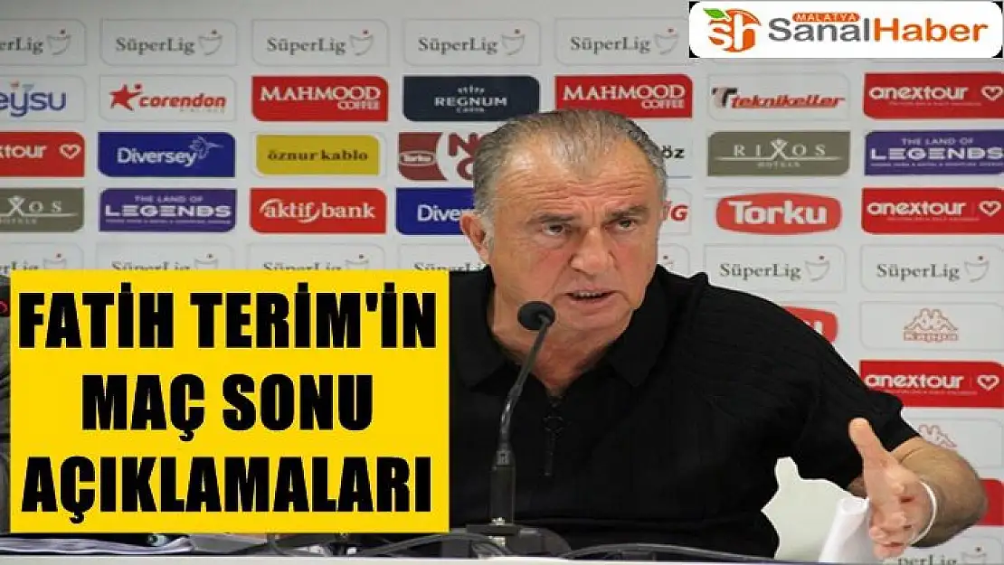 Fatih Terim'in maç sonu açıklamaları