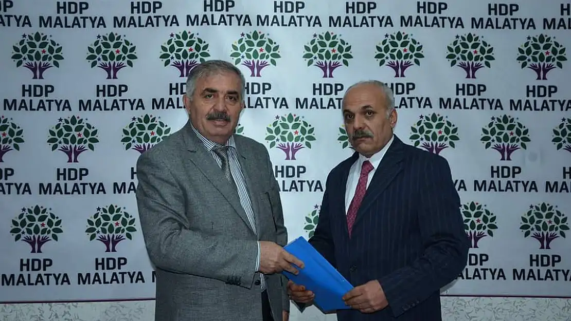 HDP MALATYA'DA KİMLER BAŞVURDU