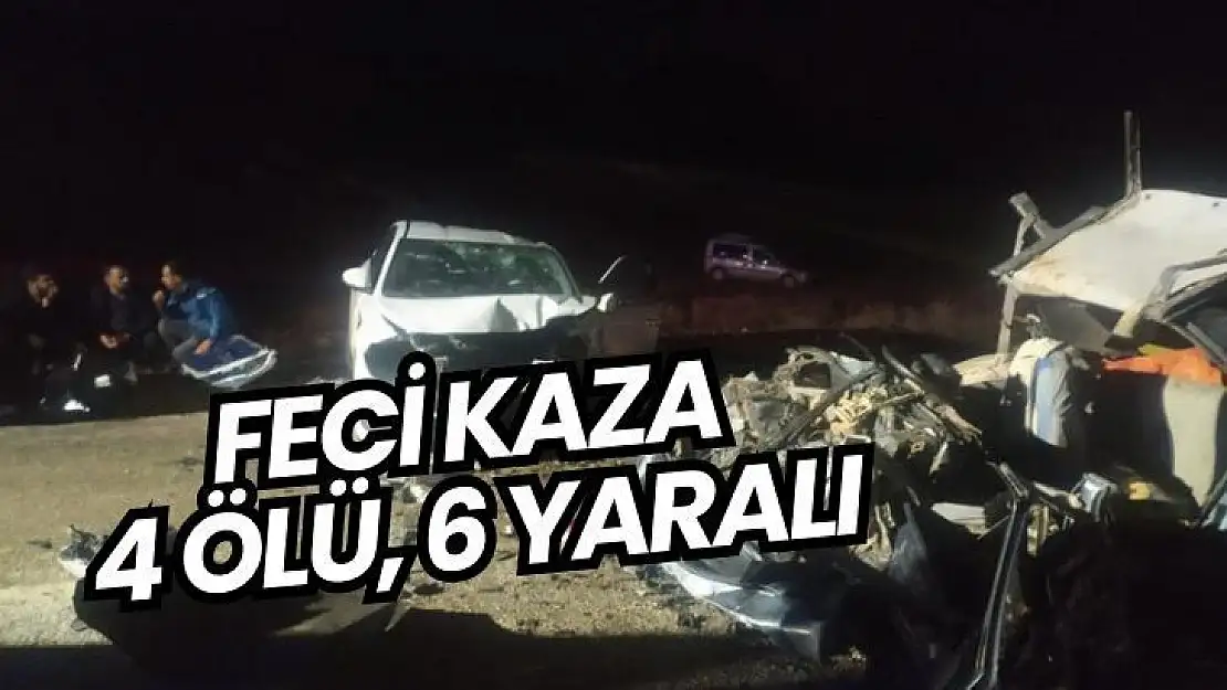 Feci kaza: 4 ölü, 6 yaralı