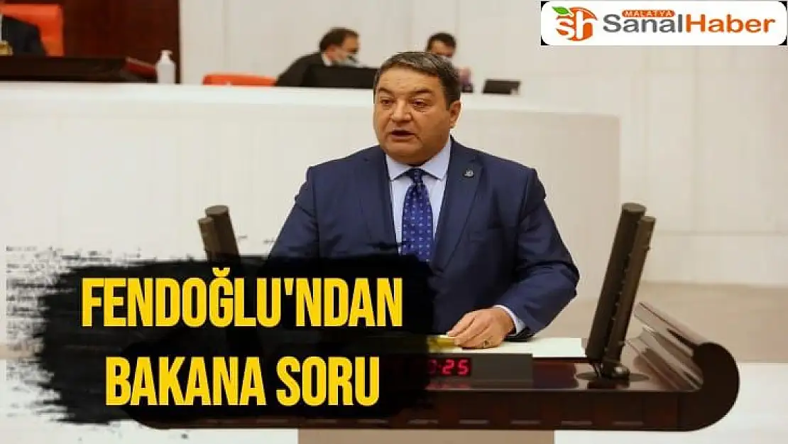 Fendoğlu'ndan , Bakana soru