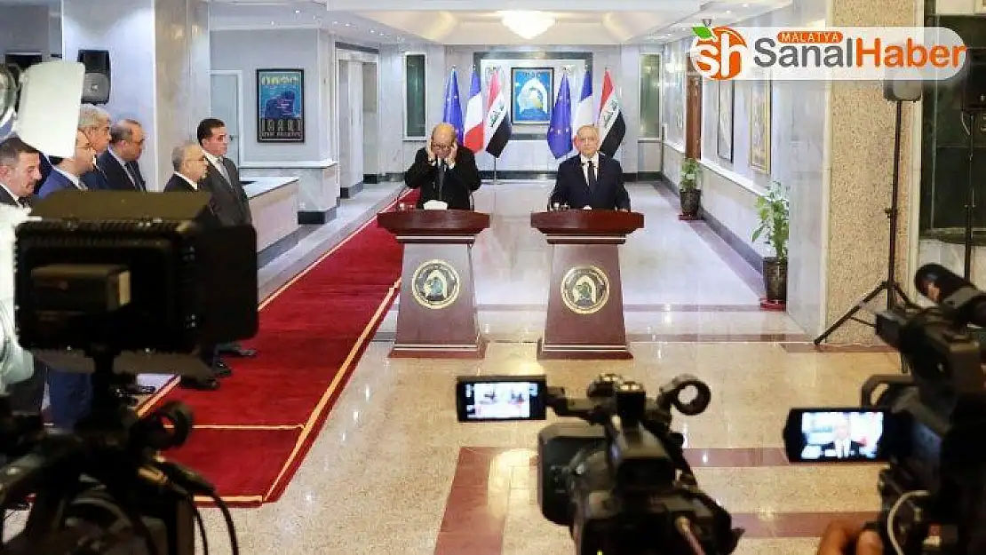 Fransa Dışişleri Bakanı Le Drian, Iraklı mevkidaşı ile görüştü