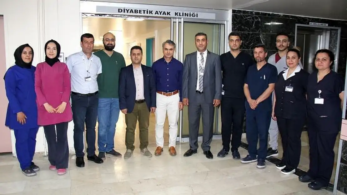 'FÜ Hastanesinde Diyabetik Ayak Kliniği açıldı'