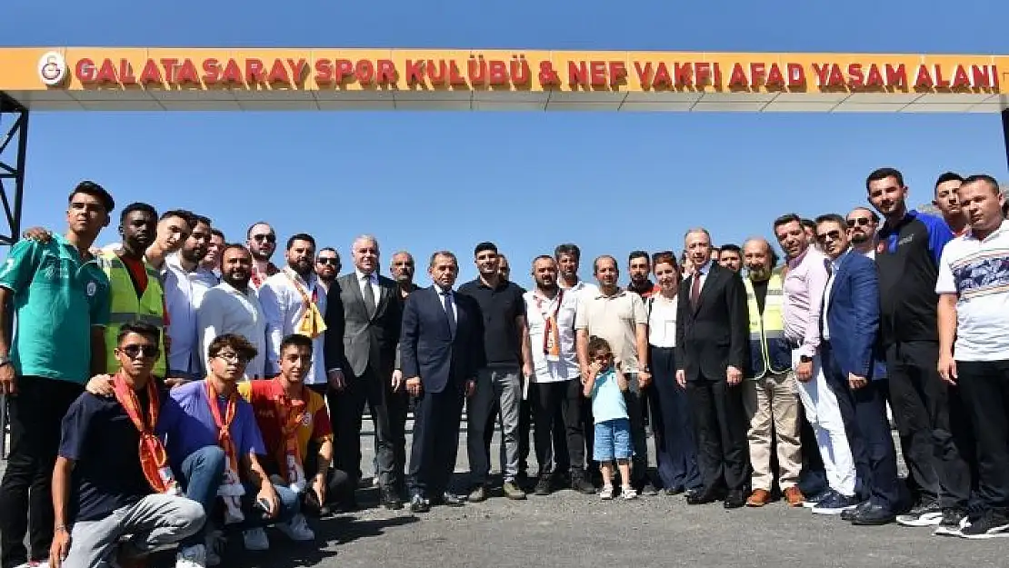 'Galatasaray, Kahramanmaraş´ta 100 kalıcı konut yapacak'