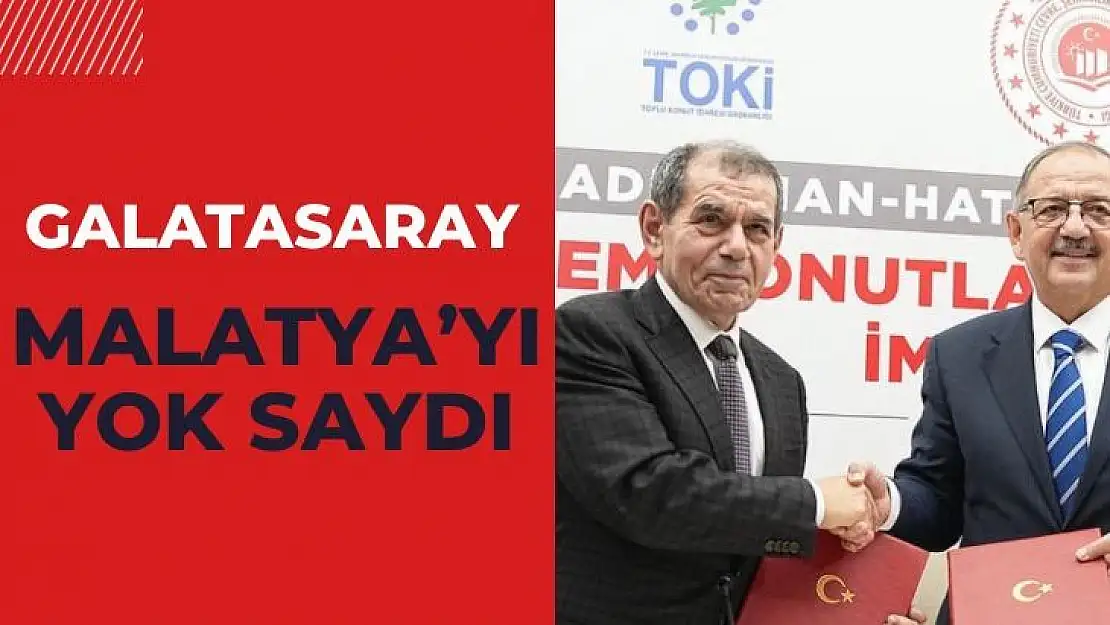 Galatasaray Malatya´yı yok saydı