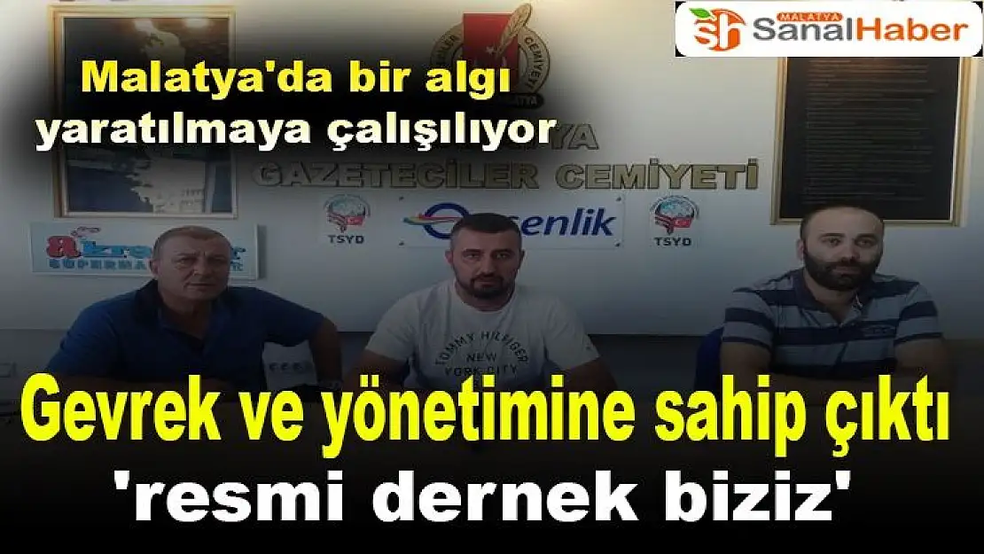 Gevrek ve yönetimine sahip çıktı