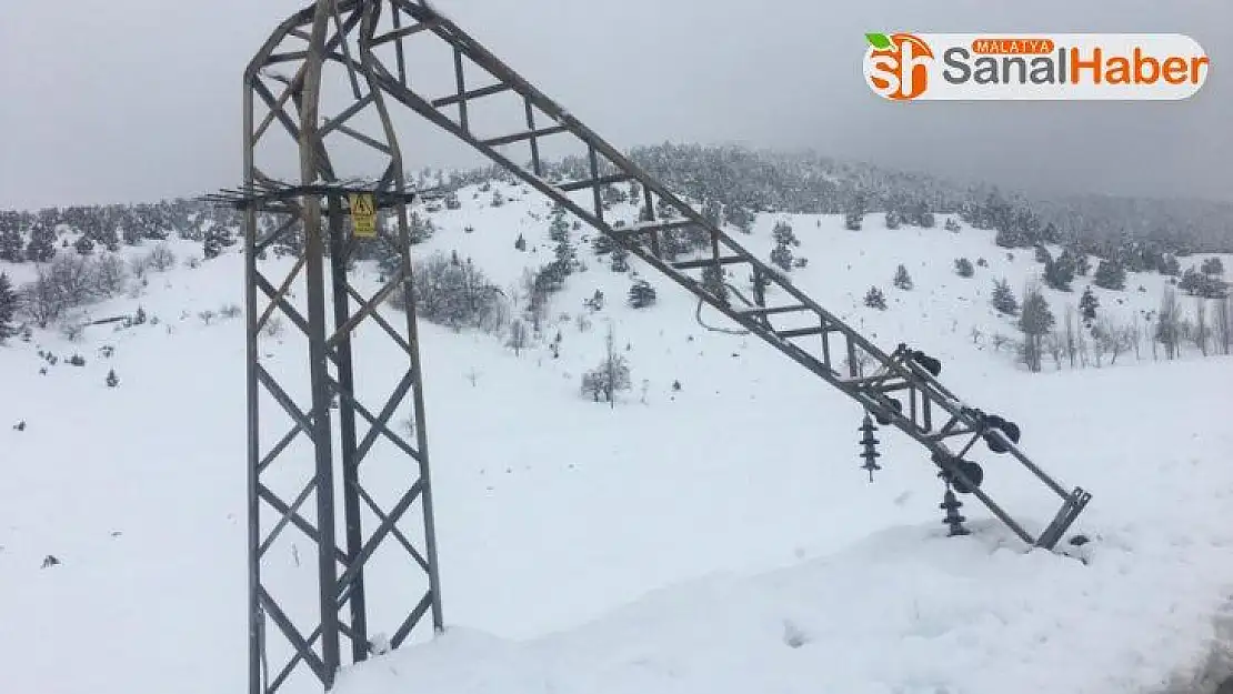 Göksun ilçesine 2 gündür enerji verilemiyor