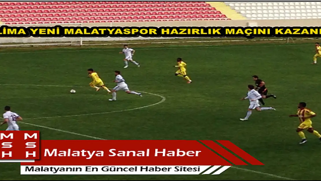 ALİMA YENİ MALATYASPOR HAZIRLIK MAÇINI KAZANDI 