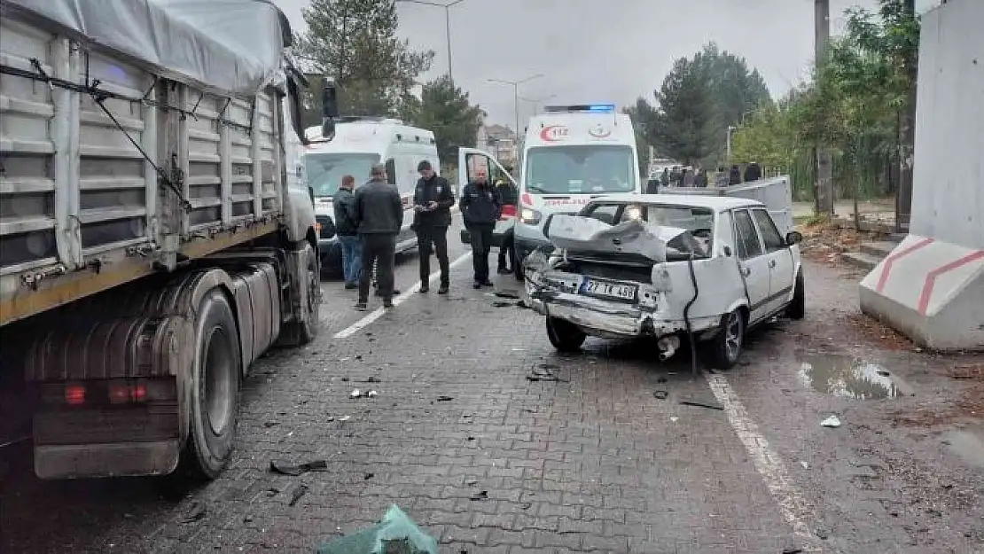 'Gölbaşı ilçesinde zincirleme kaza: 3 yaralı'