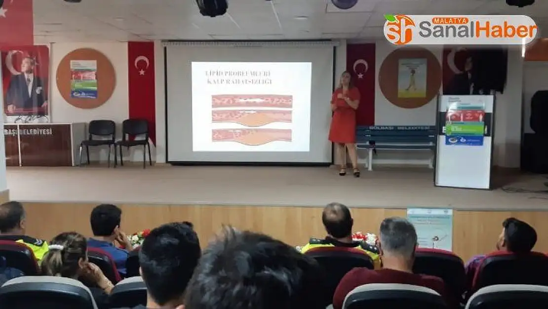 Gölbaşı'nda polise sağlıklı yaşam semineri verildi