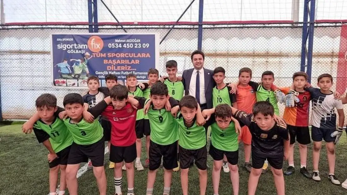 'Gölbaşında Gençlik Haftası Futbol Turnuvası başladı'