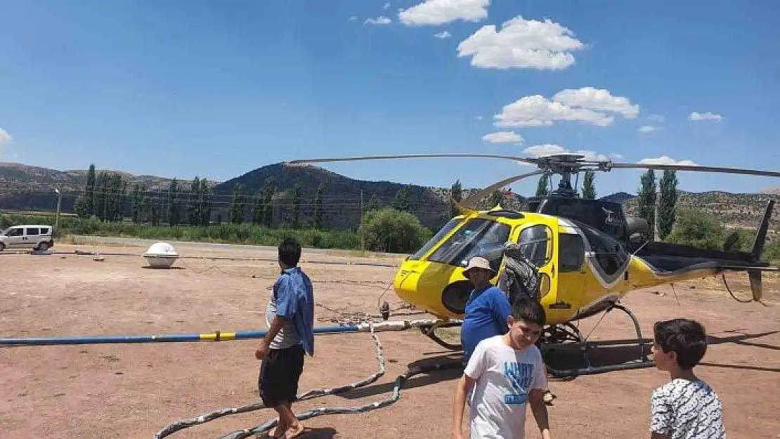 'Gölbaşında helikopterle maden araştırması yapılıyor'