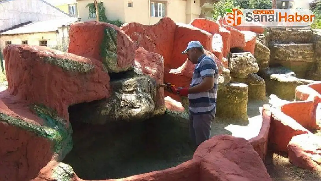 Gölbaşında park ve bahçelerin bakımı yapılıyor